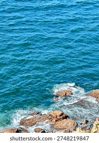 The breadth from the sea