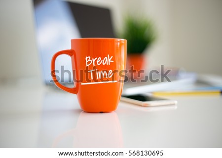 BREAK TIME Coffee Cup Concept