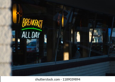 Breakfast All Day, Neon Sign