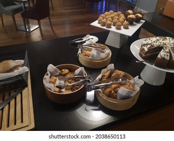 Breakfast Buffet Spread In Hotel