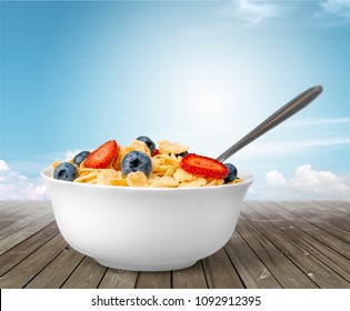 Breakfast cereal concept - Shutterstock ID 1092912395
