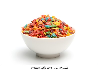 Breakfast cereal isolated on a white background - Shutterstock ID 327909122