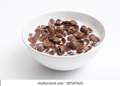 Breakfast Chocolate Cornflakes Cereal Bowl