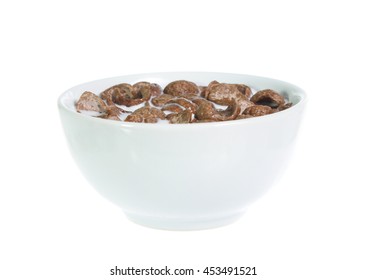 Breakfast Chocolate Cornflakes Cereal Bowl