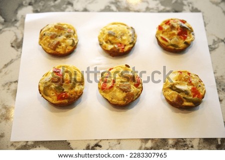Breakfast egg muffins. Egg Cups. Part of a low carb or Keto diet. Breakfast Egg Muffins are a delicious healthy food and PERFECT for meals. Protein packed eggs muffins. They are great for Keto diets.