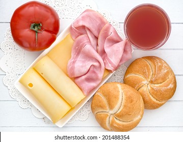 Breakfast With Ham And Cheese