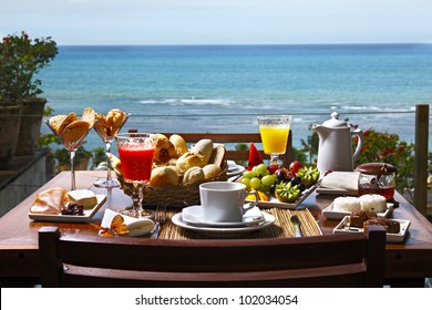 Breakfast At The Hotel By The Sea