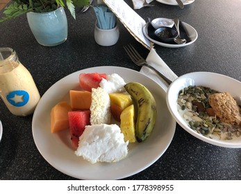 Breakfast In Niue Island South Pacific