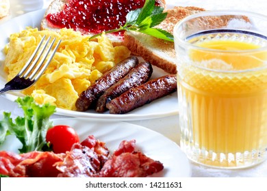 breakfast plate