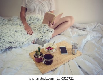 Breakfast and reading