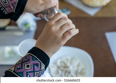 Breakfast table