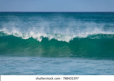 Breaking ocean waves