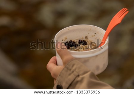 Breaksfast at the camp