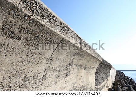 Similar – Weeds Growing in a Blocked Suburban House Rain Gutter