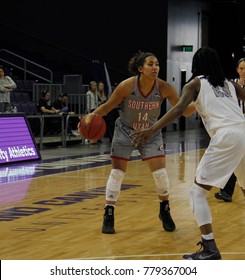 BREANU REID  Guard For Southern Utah University At Gcu Arena In Phoenix,AZ USA December 18,2017.