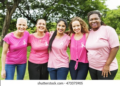 Breast Cancer Care Female Support Charity Concept