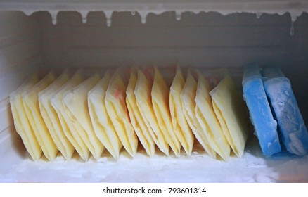 Breast Milk For Baby Keep In Freezer Chiller.