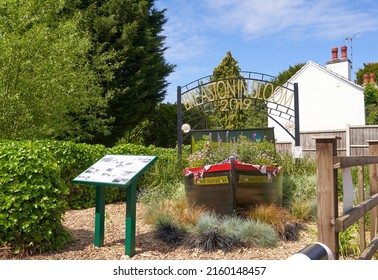 Breaston, Derbyshire, UK 05 12 2022 Village Community Garden Area                         