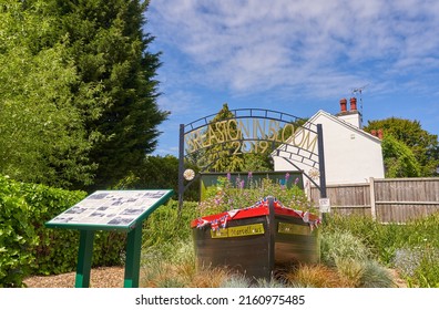 Breaston, Derbyshire, UK 05 12 2022 Village Community Garden Area                         