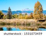 Breathing views of the Front Range Mountains from Longmont Colorado.