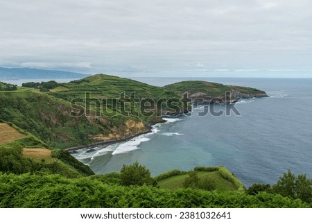 Similar – Image, Stock Photo Verdant coastline on São Tomé’s east coast