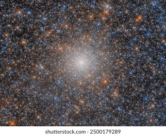 A breathtaking image of the globular cluster Messier 22, showcasing the dense concentration of millions of ancient stars in a majestic, shimmering display. Elements of this image furnished by NASA.
 - Powered by Shutterstock