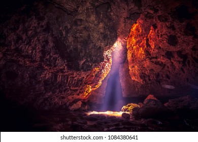 Breathtaking Mawmluh Cave in Cherrapunji, Meghalaya, India