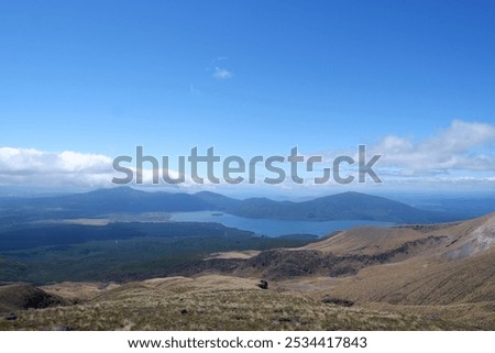 Similar – Image, Stock Photo Hiking path and epic landscape of Seceda peak in Dolomites Alps, Odle mountain range, South Tyrol, Italy, Europe