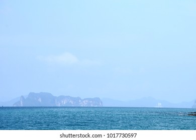 breathtaking scenery from Krabi to Koh Yao Yai, it's just 15 minutes from speed boat  - Shutterstock ID 1017730597