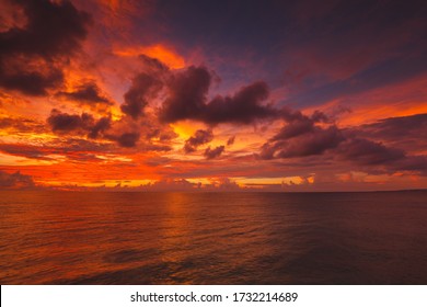 Breathtaking spectacular sunset of the tropical ocean - Shutterstock ID 1732214689