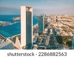A breathtaking view of Abu Dhabi