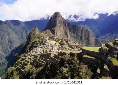 Breathtaking View At The Ancient Inca City Machu Picchu