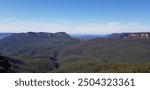 A breathtaking view of Blue Mountain National Park in Australia 