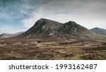 A breathtaking view of Buachaille Etive Mor mountain in Glencoe, Scottish Highlands, UK