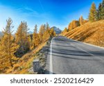 Breathtaking view of Grossglockner High Alpine Road at autumn.  Location:  Grossglockner high alpine road , between Salzburg and Carinthia state, Austria