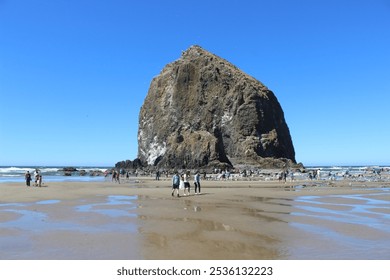 Breathtaking view of Haystack rock