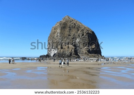 Breathtaking view of Haystack rock