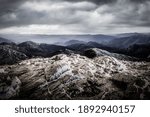 A breathtaking view of the op of Mount Marcy, Adirondacks Upstate New York