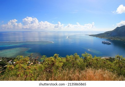 A Breathtaking View Of Opunohu Bay, Moorea