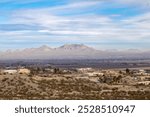 Breathtaking views from a mountain hike overlooking the jagged peaks of Las Cruces, New Mexico.