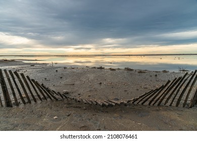 Breathtaking Winter Landscape In The Badlands Of Camargue France