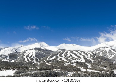 Breckenridge Ski Area In The Winter.