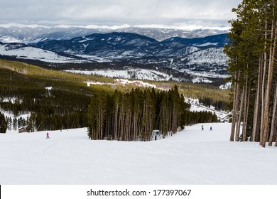 Breckenridge Ski Resort In The Winter.