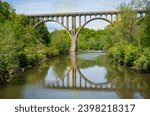 The Brecksville-Northfield High Level Bridge at Cuyahoga Valley National Park in Ohio, USA