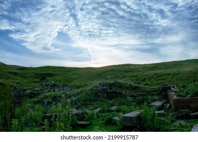 Brecon Beacons In Wales, End Of Summer