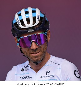 Breda, Netherlands - 08212022: Alejandro Valverde From Movistar Team