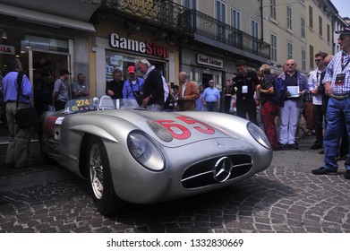 Brescia, Italy, 12 May 2011, Mercedes Benz 300 Slr Nr. 658 At The Mille Miglia, Historic Car Rallye