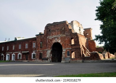 Brest, Belarus - July 22, 2022: Memorial Complex Brest Hero Fortress. Terespol Gate