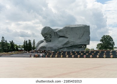 Brest, Belarus - July 3, 2021. Main Monument Of The Memorial Complex Brest Hero Fortress