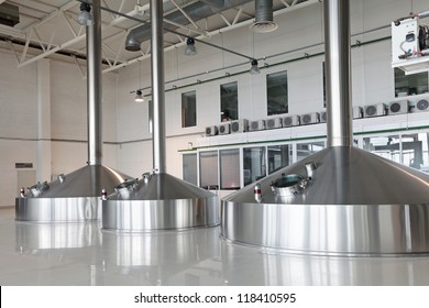 Brewing production - mash vats - Powered by Shutterstock